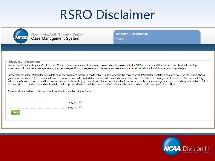 RSRO Disclaimer 