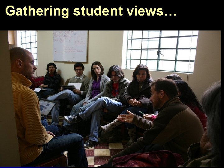 Gathering student views… 