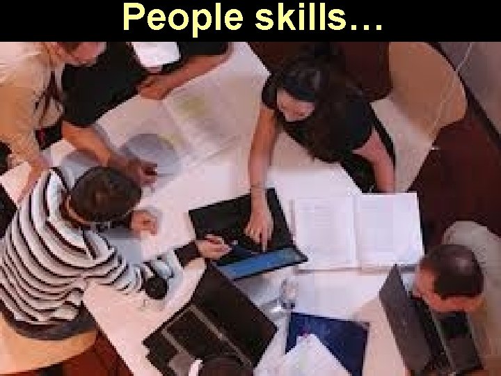 People skills… 
