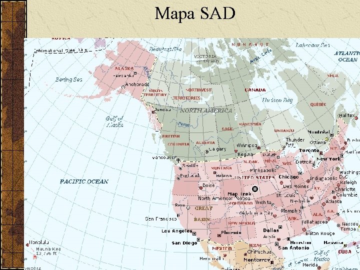 Mapa SAD 