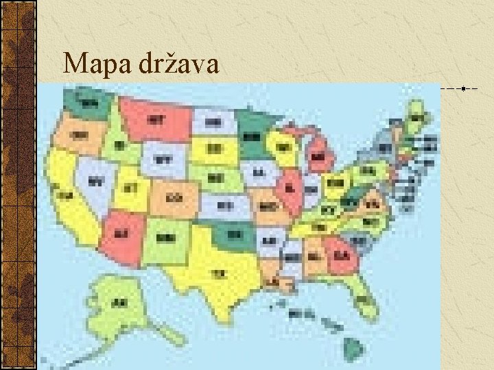 Mapa država 