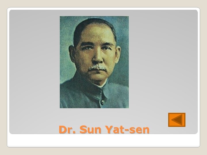 Dr. Sun Yat-sen 