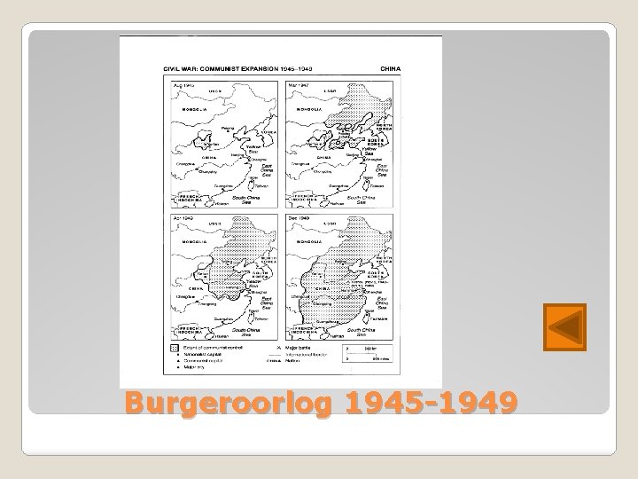 Burgeroorlog 1945 -1949 