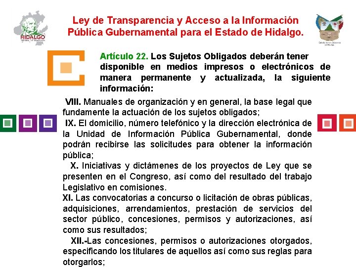 Ley de Transparencia y Acceso a la Información Pública Gubernamental para el Estado de