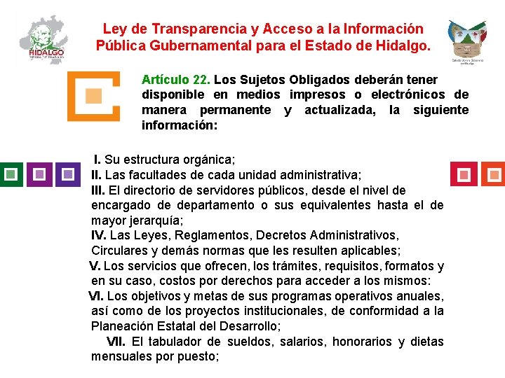 Ley de Transparencia y Acceso a la Información Pública Gubernamental para el Estado de