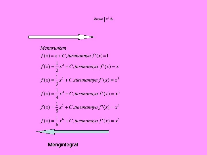 Mengintegral 