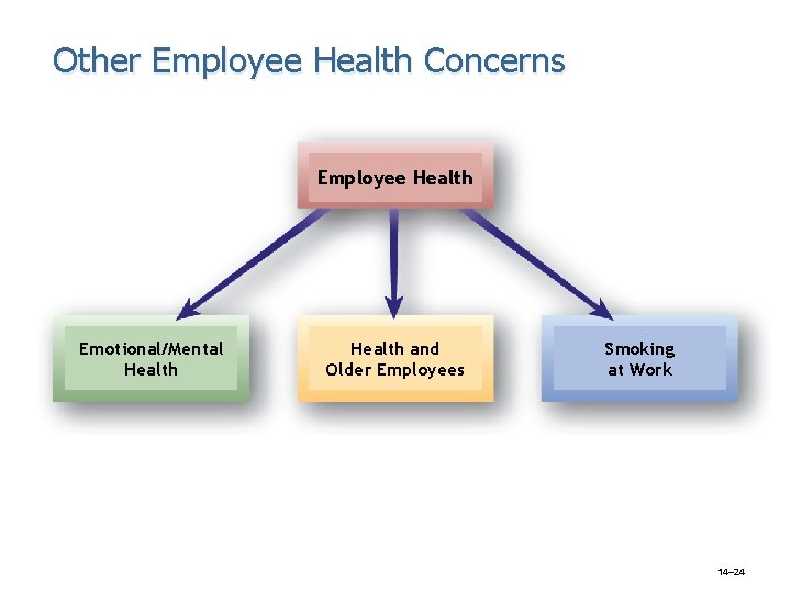 Other Employee Health Concerns Employee Health Emotional/Mental Health and Older Employees Smoking at Work Other Employee Health Concerns Employee Health Emotional/Mental Health and Older Employees Smoking at Work