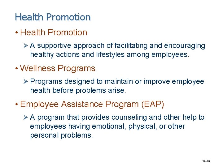 Health Promotion • Health Promotion Ø A supportive approach of facilitating and encouraging healthy Health Promotion • Health Promotion Ø A supportive approach of facilitating and encouraging healthy
