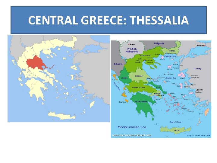 CENTRAL GREECE: THESSALIA 