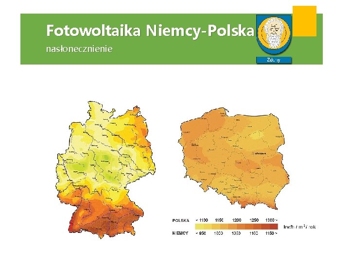 Fotowoltaika Niemcy-Polska nasłonecznienie 