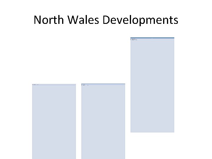 North Wales Developments 2011/13 • Area Planning Board (Substance Misuse) 2009/10 • Partnership Review