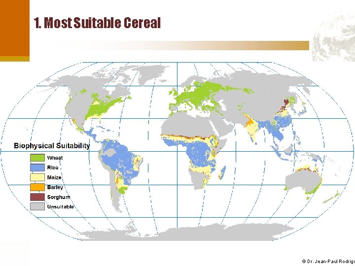 1. Most Suitable Cereal © Dr. Jean-Paul Rodrigu 