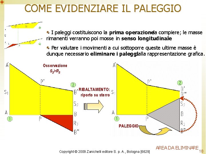 COME EVIDENZIARE IL PALEGGIO I paleggi costituiscono la prima operazione da compiere; le masse COME EVIDENZIARE IL PALEGGIO I paleggi costituiscono la prima operazione da compiere; le masse