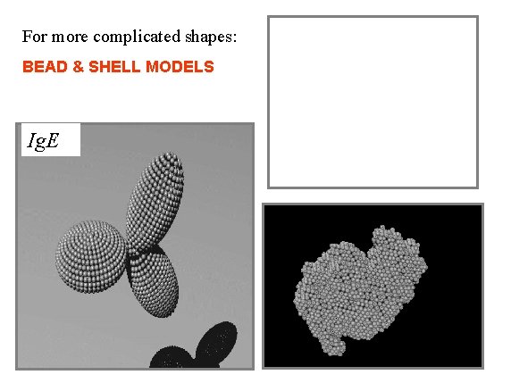 For more complicated shapes: BEAD & SHELL MODELS Ig. E Ig. G 1 