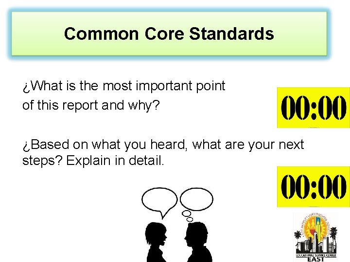 Common Core Standards ¿What is the most important point of this report and why?