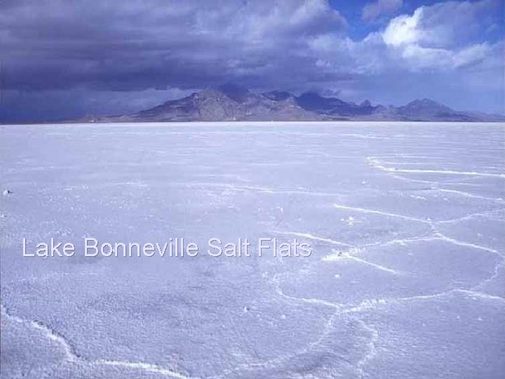 Lake Bonneville Salt Flats 