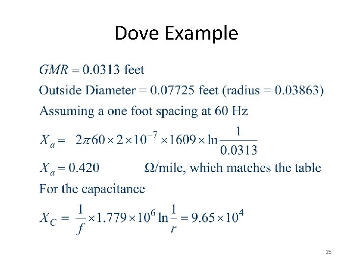 Dove Example 25 