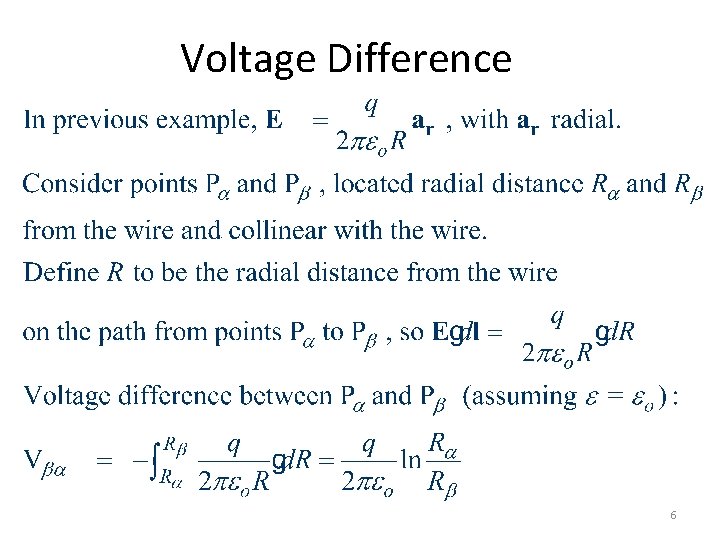 Voltage Difference 6 