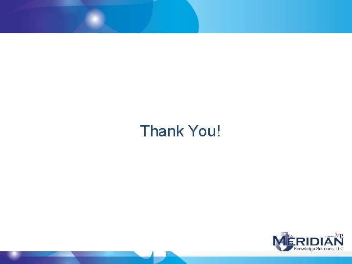 Thank You! Thank You!