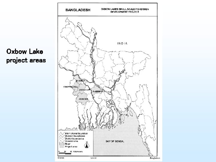Oxbow Lake project areas 