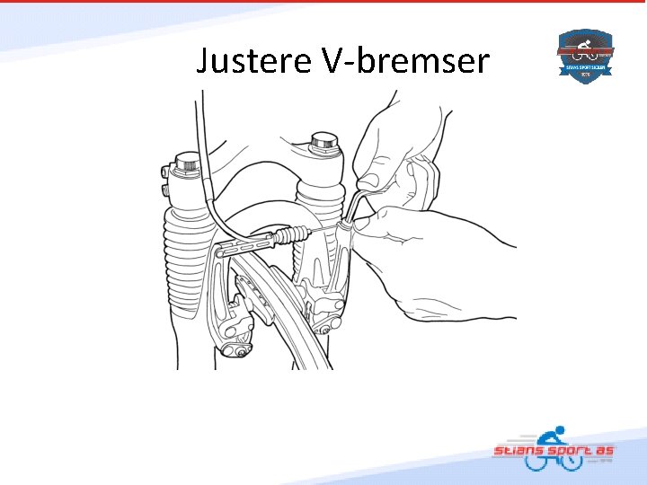 Justere V-bremser 