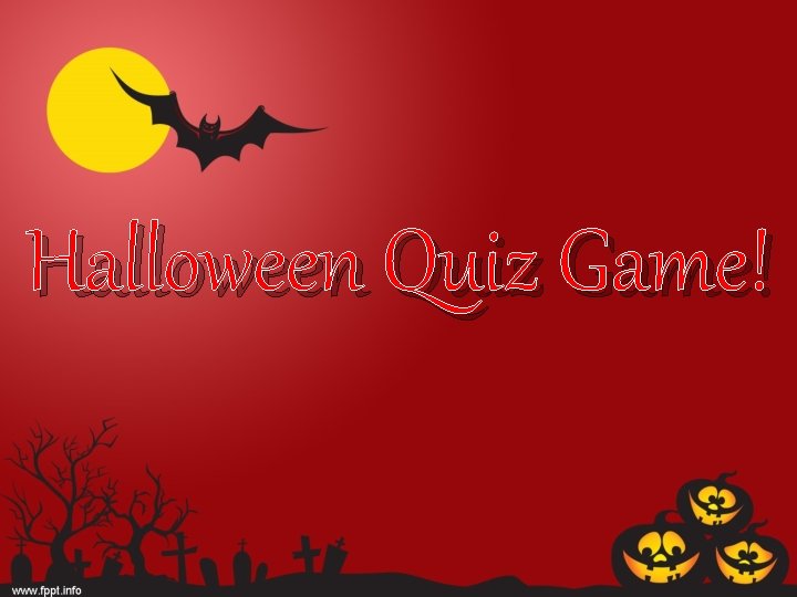 Halloween Quiz Game! 