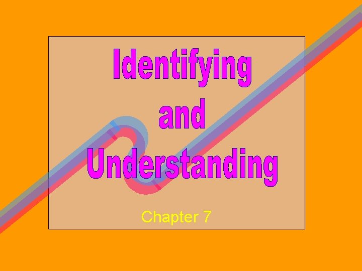 Chapter 7 To Examine the Importance of Identifying