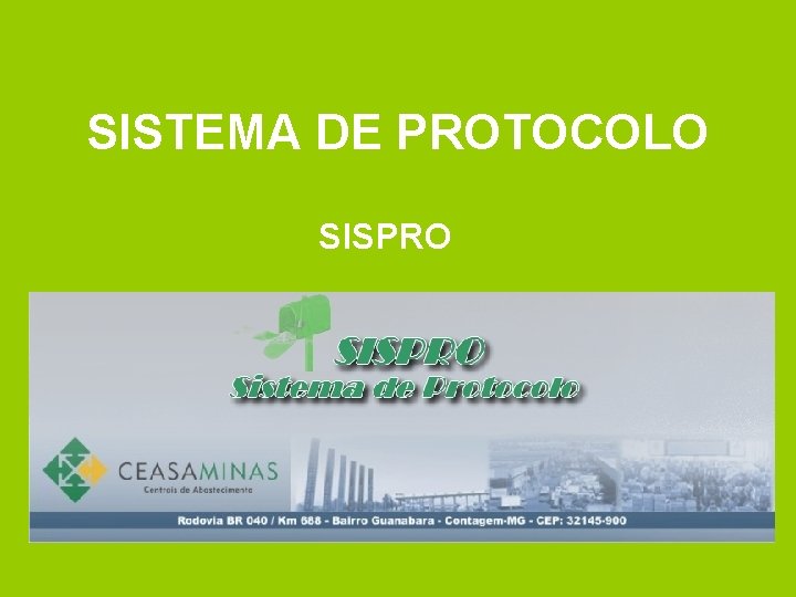 SISTEMA DE PROTOCOLO SISPRO 