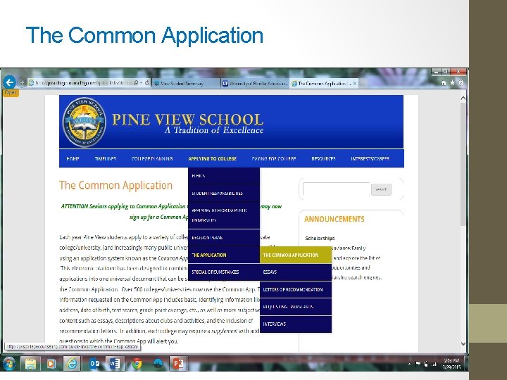 The Common Application 