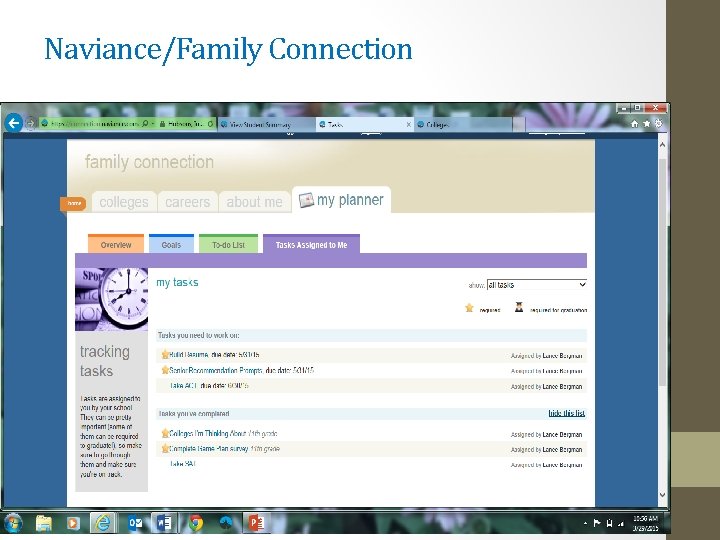 Naviance/Family Connection 