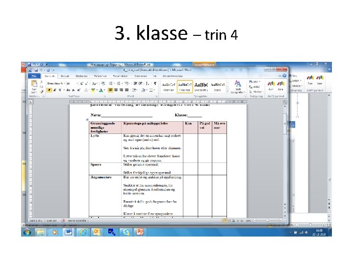 3. klasse – trin 4 
