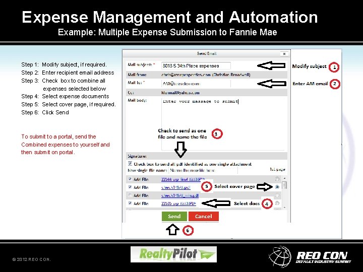 Expense Management and Automation Example: Multiple Expense Submission to Fannie Mae Step 1: Modify Expense Management and Automation Example: Multiple Expense Submission to Fannie Mae Step 1: Modify