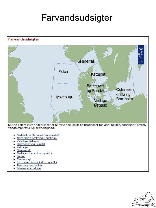 Farvandsudsigter Meteorology 