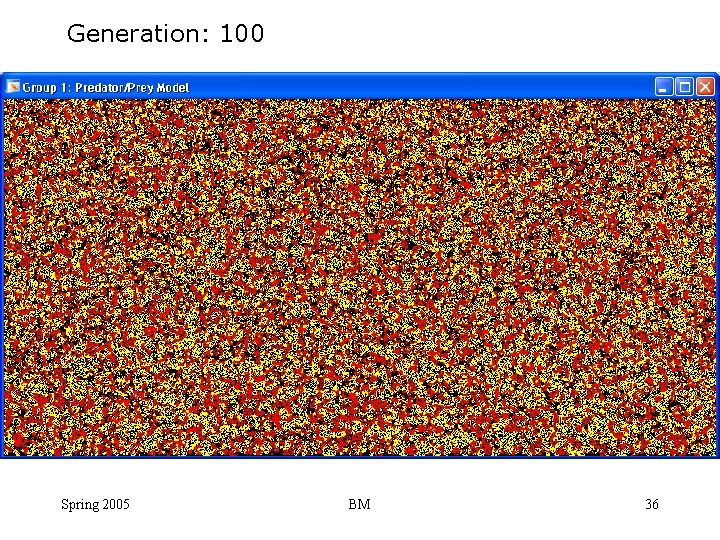 Generation: 100 Spring 2005 BM 36 