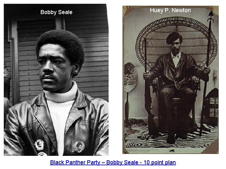 Bobby Seale Huey P. Newton Black Panther Party – Bobby Seale - 10 point