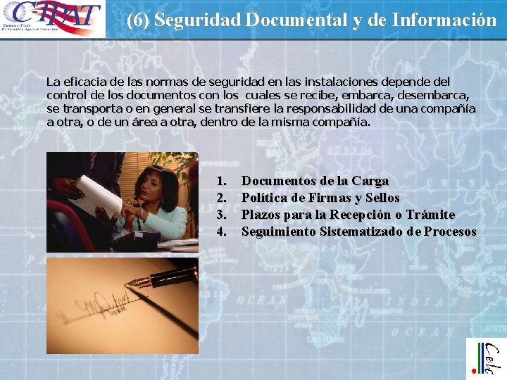 (6) Seguridad Documental y de Información La eficacia de las normas de seguridad en (6) Seguridad Documental y de Información La eficacia de las normas de seguridad en