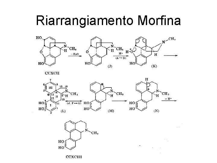 Riarrangiamento Morfina 