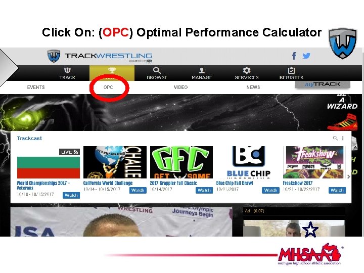 Click On: (OPC) Optimal Performance Calculator 