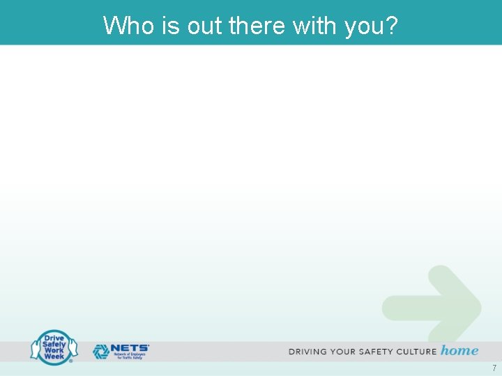 Who is out there with you? 7 Who is out there with you? 7