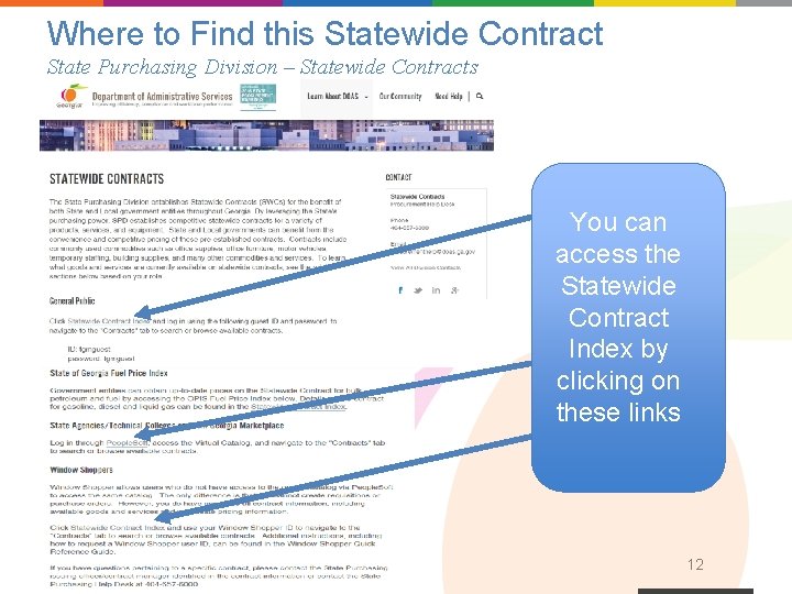 Where to Find this Statewide Contract State Purchasing Division – Statewide Contracts You can