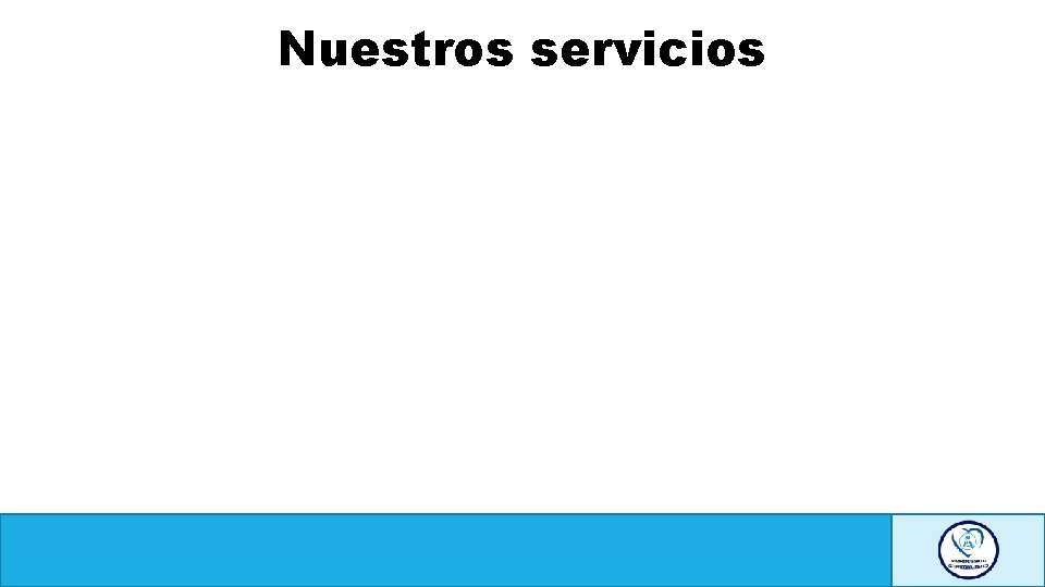 Nuestros servicios 