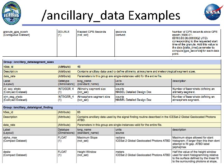 /ancillary_data Examples 