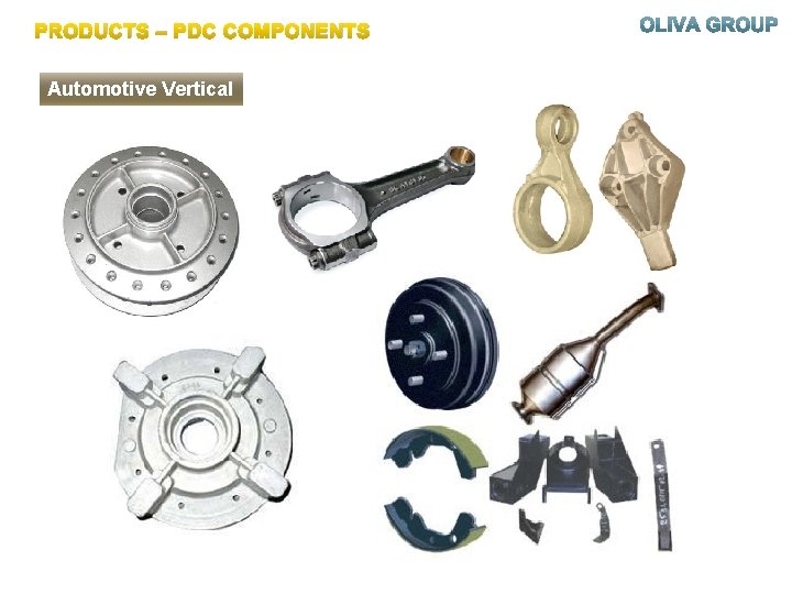 PRODUCTS – PDC COMPONENTS Automotive Vertical 