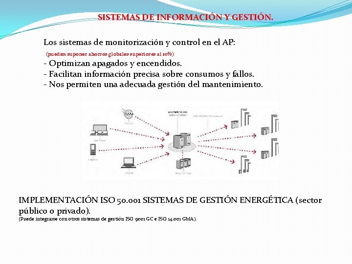 SISTEMAS DE INFORMACIÓN Y GESTIÓN. Los sistemas de monitorización y control en el AP: