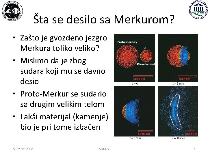 Šta se desilo sa Merkurom? • Zašto je gvozdeno jezgro Merkura toliko veliko? •