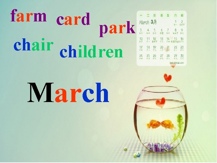 farm card park chair children March 