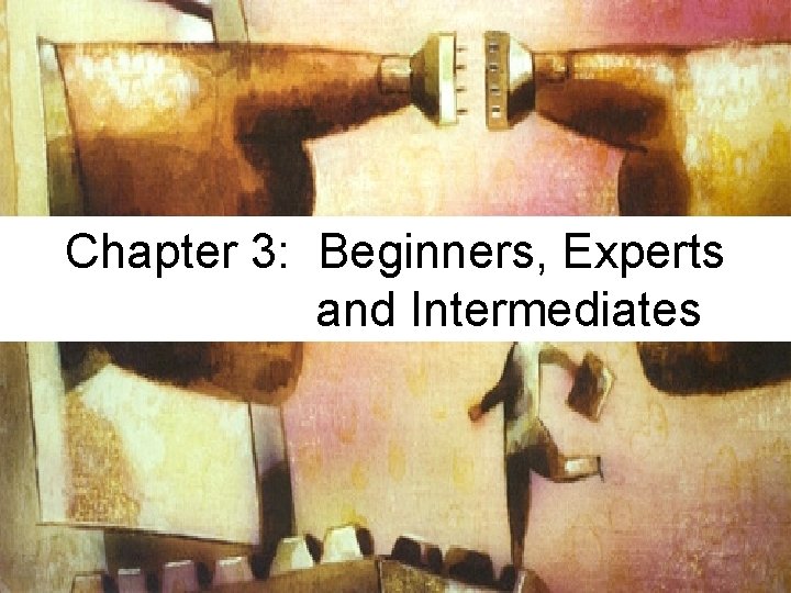 Chapter 3: Beginners, Experts and Intermediates 