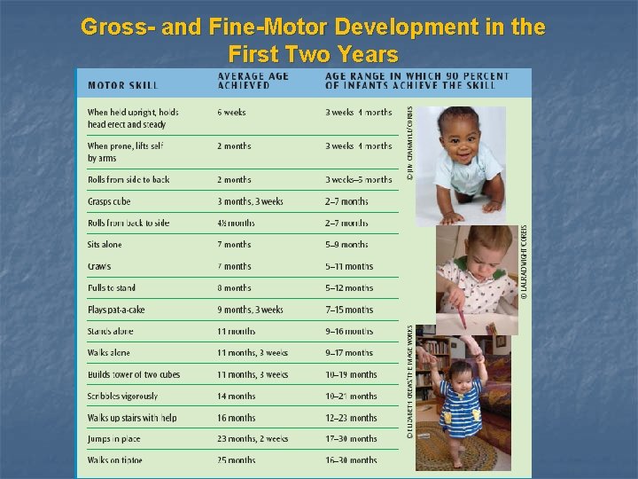 Gross- and Fine-Motor Development in the First Two Years 