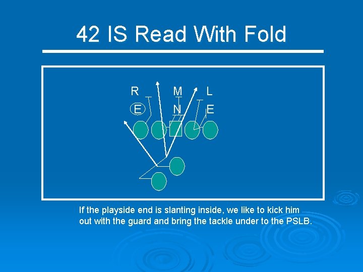42 IS Read With Fold R E M N L E If the playside