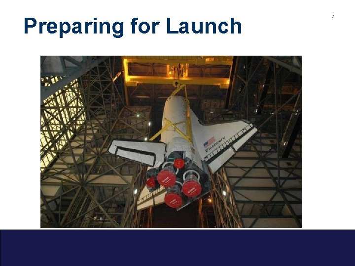 Preparing for Launch 7 